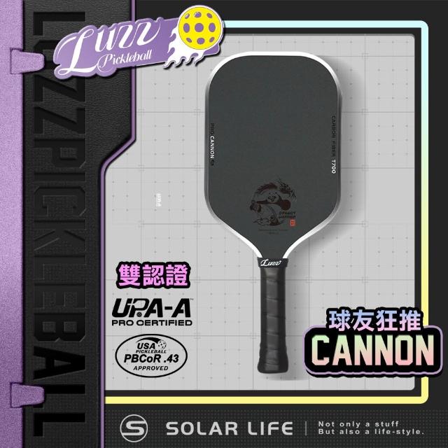 【Luzz】Cannon 加農砲PRO級雙認證匹克球拍 Paddle 碳纖維 USAPA認證 UPA-A認證 小小兵球拍 比賽球拍