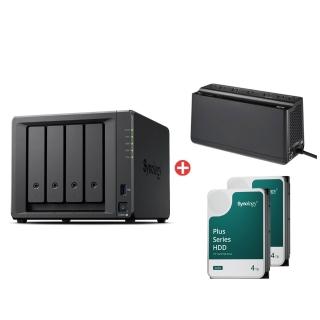【Synology 群暉科技】UPS組搭4TBx2★DS925+ 4bay NAS 網路儲存伺服器(HAT3300-4T)