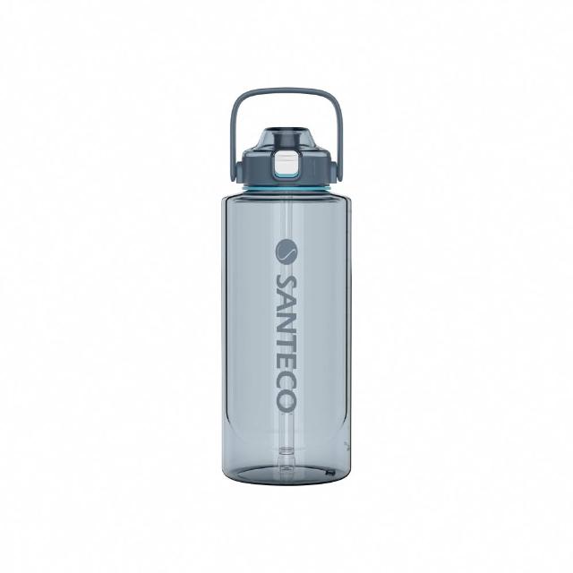 【SANTECO】官方直營 ERIE Tritan大容量冷水瓶 2000ml (新品上市 吸管大容量冷水瓶  大口徑好清洗)