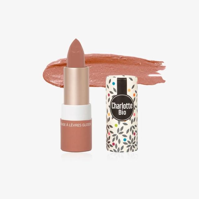 【CHARLOTTE BIO】有機亮澤唇膏 Glossy Lipstick 自然水光唇色(3.5g)