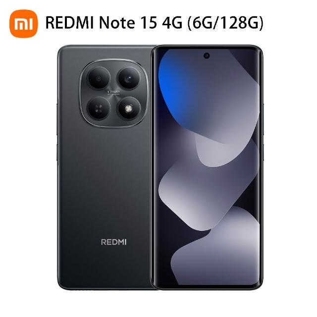 【小米】官方旗艦館 REDMI 紅米 Note 15  6.77吋 4G(6G/128G/MTK Helio G100 Ultra/1億畫素)