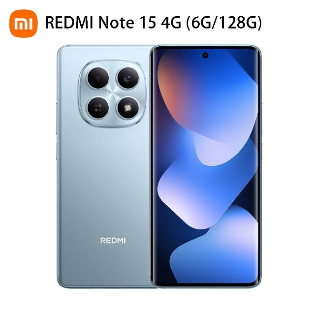 【小米】官方旗艦館 REDMI 紅米 Note 15  6.77吋 4G(6G/128G/MTK Helio G100 Ultra/1億畫素)