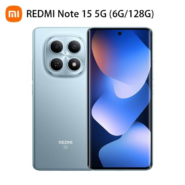 【小米】官方旗艦館 REDMI 紅米 Note 15  6.77吋 5G(6G/128G/MTK Helio G100 Ultra/1億畫素)