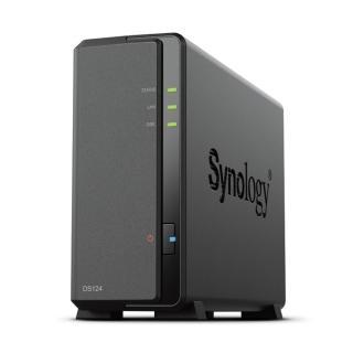 【Synology 群暉科技】搭4TBx1★DS124 1Bay NAS 網路儲存伺服器+內接硬碟(HAT3300-4T)