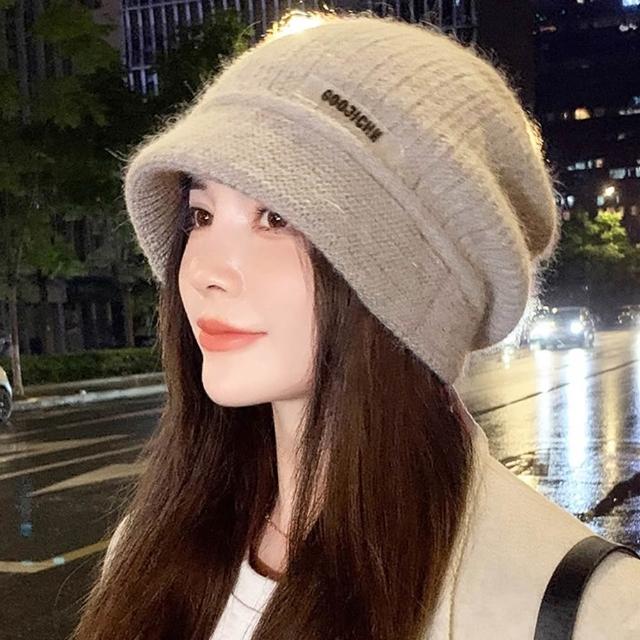 【Seoul Show 首爾秀】買一送一 綜合高質感挺版雙層兔毛帽毛呢八角帽貝雷帽棒球帽漁夫帽(防寒保暖)