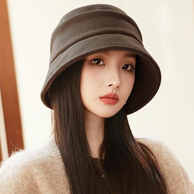 【Seoul Show 首爾秀】買一送一 綜合高質感挺版雙層兔毛帽毛呢八角帽貝雷帽棒球帽漁夫帽(防寒保暖)