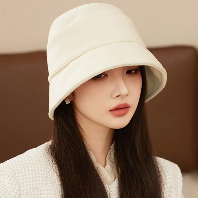 【Seoul Show 首爾秀】買一送一 綜合高質感挺版雙層兔毛帽毛呢八角帽貝雷帽棒球帽漁夫帽(防寒保暖)