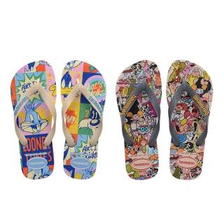 【havaianas 哈瓦仕】拖鞋 女鞋 男鞋 夾腳拖 兔巴哥 飛天小女警 卡通 華納 Top Warner 多款任選 4149890