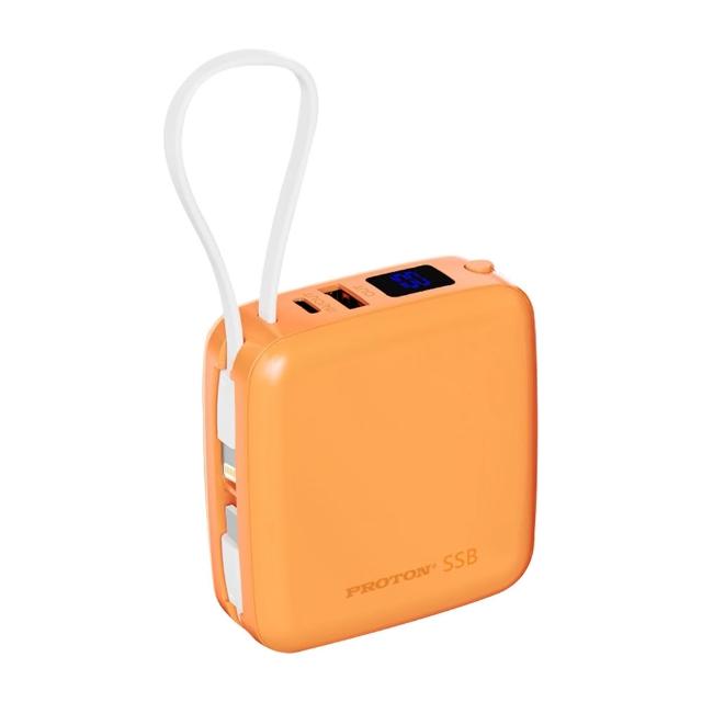 【PROTON 普騰】普騰 固態8in1小方磚行動電源10000mah