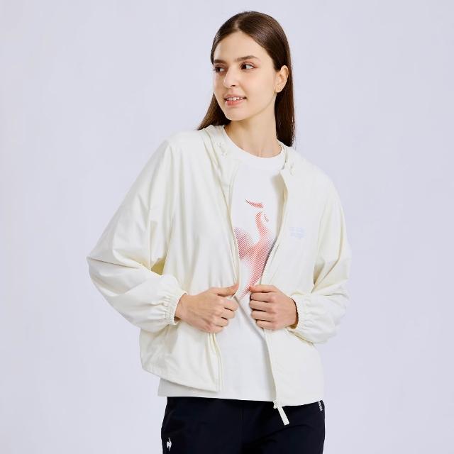 【LE COQ SPORTIF 公雞】抗UV 防潑水防風外套 男女款 4色 LWX61062_LWX62062