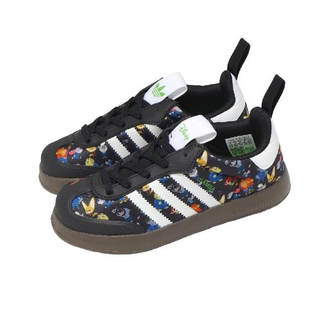 【adidas 愛迪達】休閒鞋 AdiFom Samba 360 C 中大童 小朋友 黑 彩 復古 JP8626