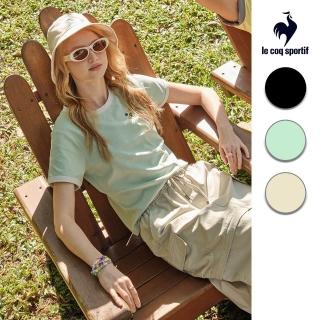 【LE COQ SPORTIF 公雞】短袖T恤 女款 3色 LWX22205