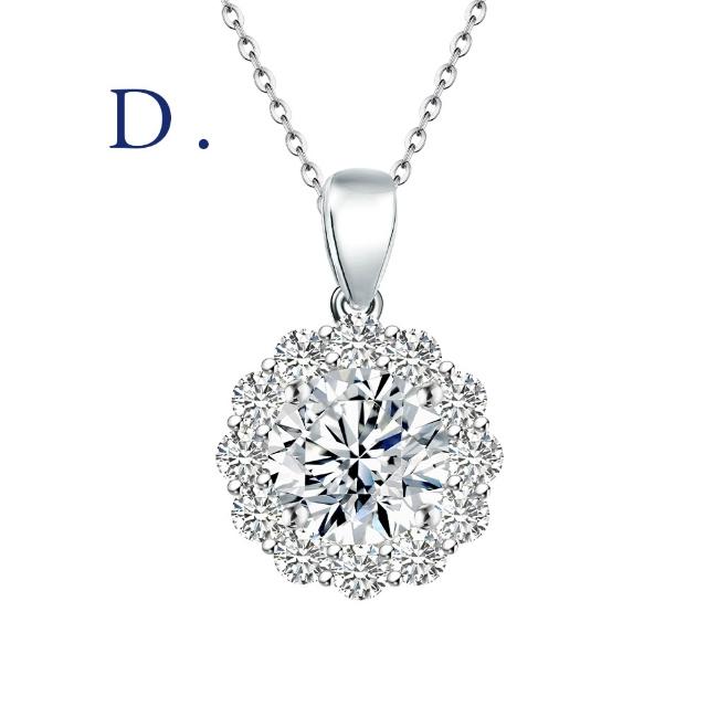 【IS DIAMOND】IGI 3克拉鉑金台 D/ VS1 華麗滿鑽 鑽石戒指 項鍊 任選 (培育鑽石/配鑽65分以上 超豪華!)