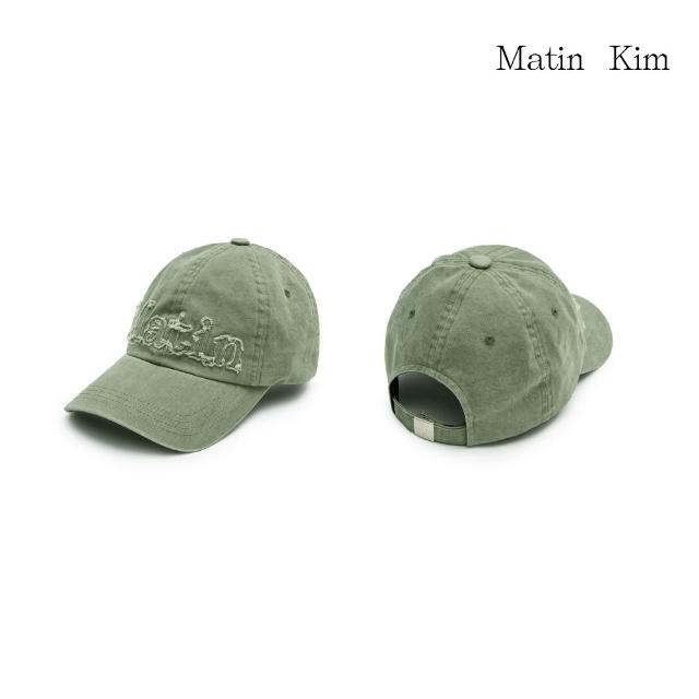【MATIN KIM】官方旗艦 粗裁LOGO布貼棒球帽(多款任選)