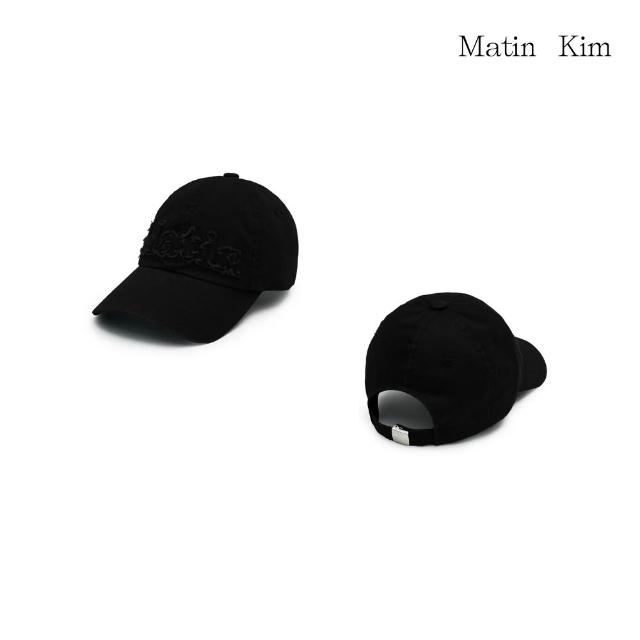 【MATIN KIM】官方旗艦 粗裁LOGO布貼棒球帽(多款任選)
