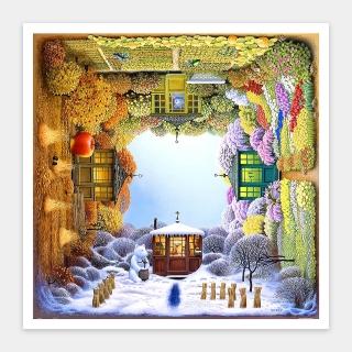【Pintoo】Jacek Yerka - 四季風情 - 拼圖1600片(桌遊/禮物/收藏/玩具/益智)