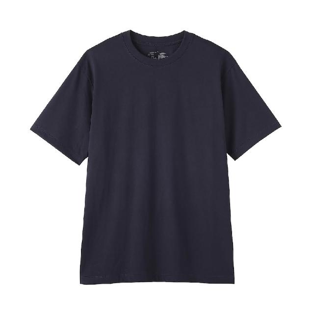 【MUJI 無印良品】男天竺圓領短袖T恤(白色/灰色/黑色/暗藍/粉米/淺綠/煙燻藍/深藍/卡其綠/煙燻棕)