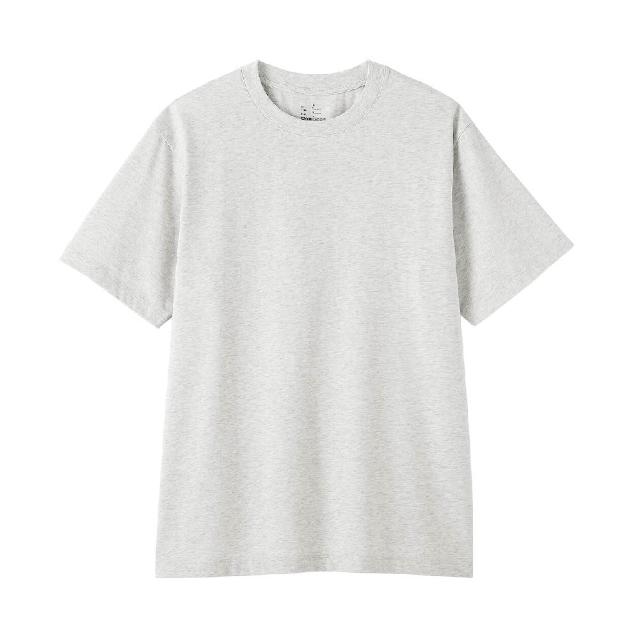 【MUJI 無印良品】男天竺圓領短袖T恤(白色/灰色/黑色/暗藍/粉米/淺綠/煙燻藍/深藍/卡其綠/煙燻棕)