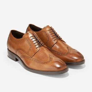 【Cole Haan】MODERN ESSENTIALS WING OXFORD 翼紋雕花牛津鞋 男款寬楦 棕褐色(C34598)