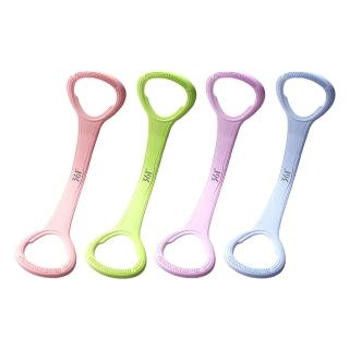 【QMVF】高彈性矽膠8字拉力器 瑜伽彈力帶 開背美肩拉力器 彈力繩 阻力帶 拉力帶(居家健身/伸展訓練)