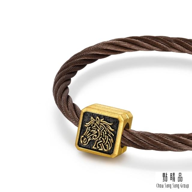 【點睛品】Charme XL 酷黑十二生肖 黃金串珠(任選)