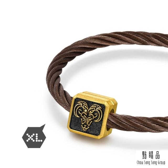 【點睛品】Charme XL 酷黑十二生肖 黃金串珠(任選)