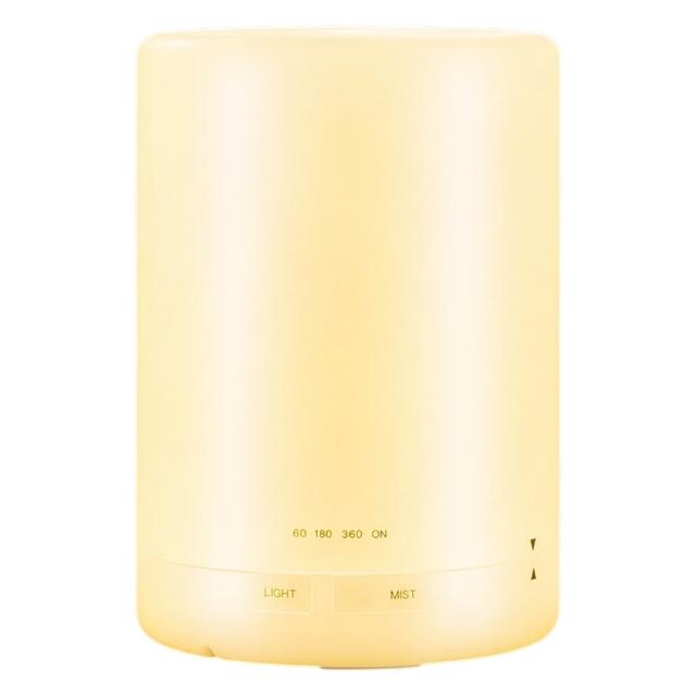 【LIFE SHOP】無印風 香氛精油水氧機/直款300ml 暖光/彩光 香薰機 加濕器