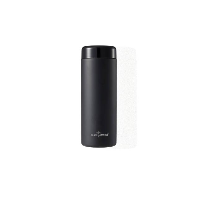 【BLACK HAMMER】316不鏽鋼迷你保溫口袋杯380ml(附茶隔)-四色任選