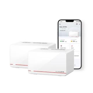 【Mercusys 水星】Wi-Fi7 BE6500雙頻2.5G真Mesh路由器 WiFi分享器 6.5Gbps(支援AI筆電/Halo H37BE兩入)