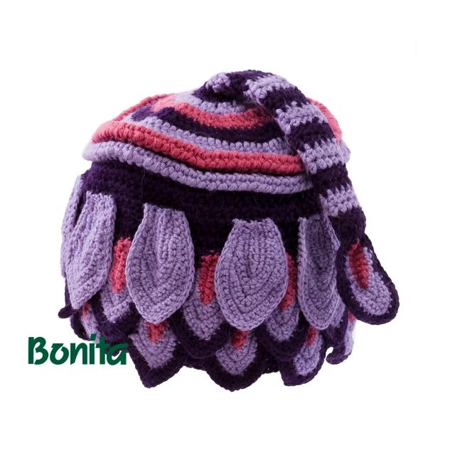 【Bonita 葆倪】多層葉子/祕魯手工編織毛線帽/695-2902