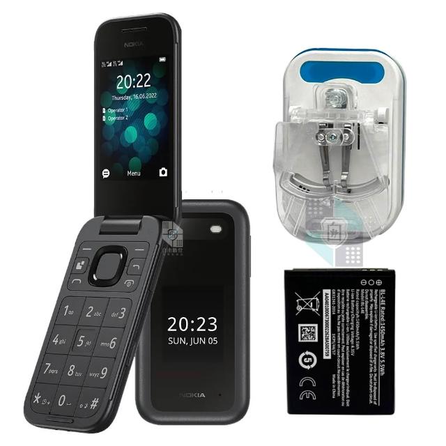 【NOKIA】2660 Flip 全配 4G 老人機 2.8吋 大螢幕大音量大按鍵 VoLTE(摺疊機 聯強公司貨 按鍵手機 雙卡機)