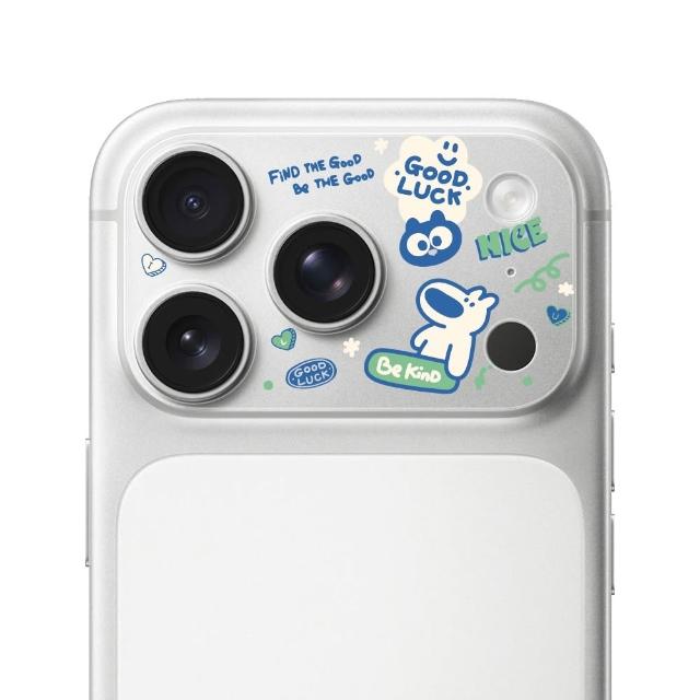 【hoda】iPhone 17 Pro / 17 Pro Max 阿耀與黑寶 滿版鏡頭底座貼