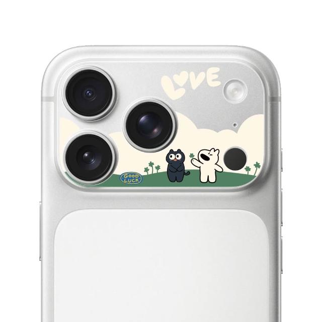 【hoda】iPhone 17 Pro / 17 Pro Max 阿耀與黑寶 滿版鏡頭底座貼