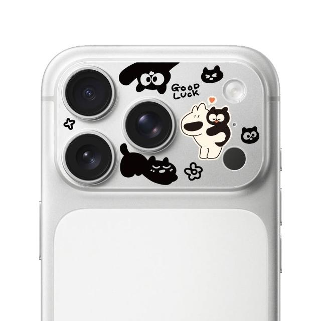 【hoda】iPhone 17 Pro / 17 Pro Max 阿耀與黑寶 滿版鏡頭底座貼