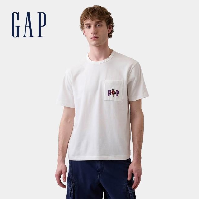 【GAP】男裝 日常寬鬆Logo短袖T恤-多款任選(874467&895172&884494)