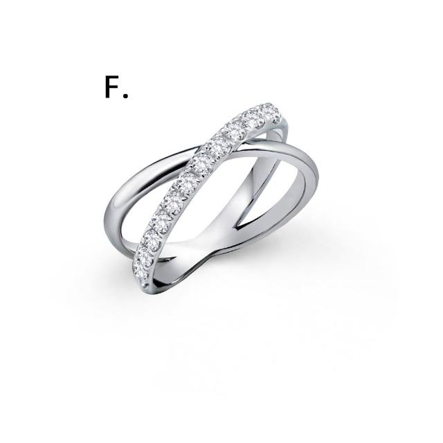 【IS DIAMOND】77樂購優惠! 50分 極美D色 滿鑽鑽石戒指 任選 線戒(培育鑽石)