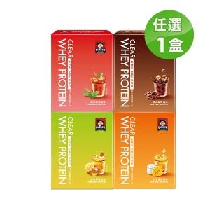【QUAKER 桂格】飲料系分離乳清蛋白粉5入/盒-口味任選(琥珀紅萱/美式咖啡/蜂蜜檸檬/芒果優格)