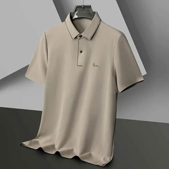 【巴黎精品】現貨限搶 POLO衫男高彈力短袖上衣男裝襯衫男短袖T恤(高爾夫球衫吸濕排汗男襯衫3款a1ff31)S