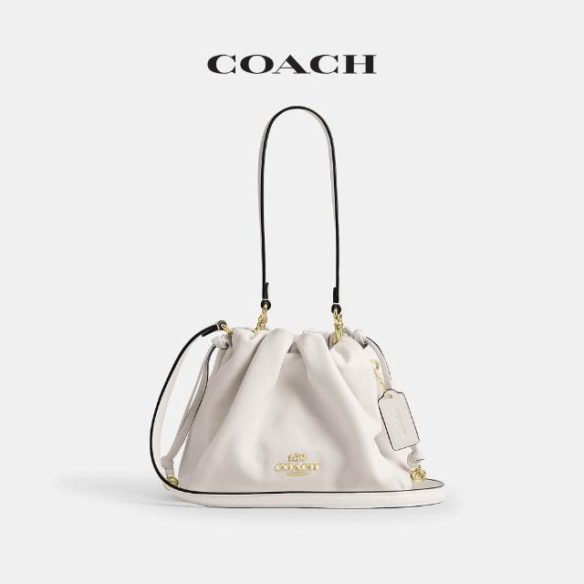 【COACH】蔻馳官方直營 ROWAN/ FAYE 經典標誌掛件裝飾水桶包 拉繩包 單肩包-多款任選(CDY21/CT763)
