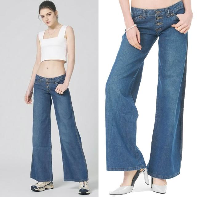 【BLUE WAY】女裝 率性休閒褲 靴型褲 牛仔褲 直筒寬褲_多款選- ET BOiTE 箱子
