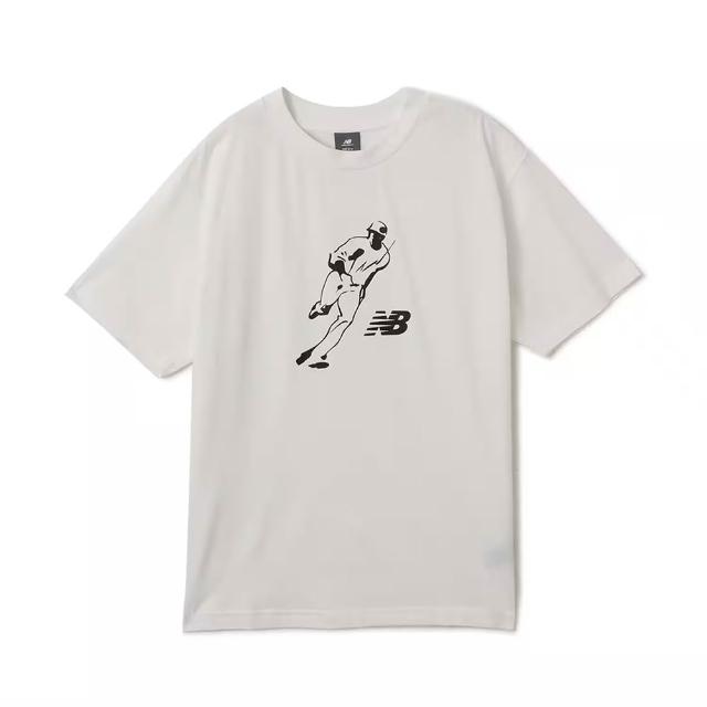 【NEW BALANCE】SHOHEI LOGO TEE 大谷翔平 白色(MT61V7X5WT)