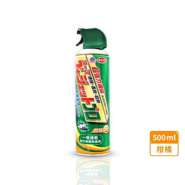 【興家安速】長效速乾爬行害蟲殺蟲劑 氣味任選 500ml(無味v柑橘/蟑螂、螞蟻、臭蟲、白蟻/8周有效)