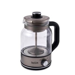 【Kolin 歌林】純鈦虹吸沖茶快煮壺KPK-MN13TA2(泡茶壺/沖茶壺/煮茶壺/電茶壺)