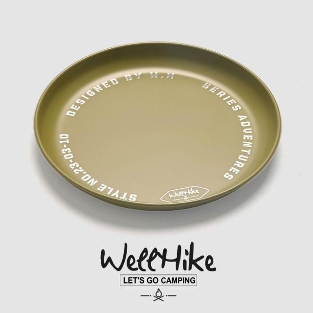 【WELLHIKE 玩客】露營中毒本舖 日式餐盤 304不銹鋼 戰術餐盤 盤子 露營餐盤 露營盤 野餐盤 不鏽鋼餐盤