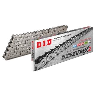 【D.I.D】ZVM-X2代系列 專利X型油封 重機專用 白金加厚鏈條(鍊條尺寸525 / 鏈目120節)