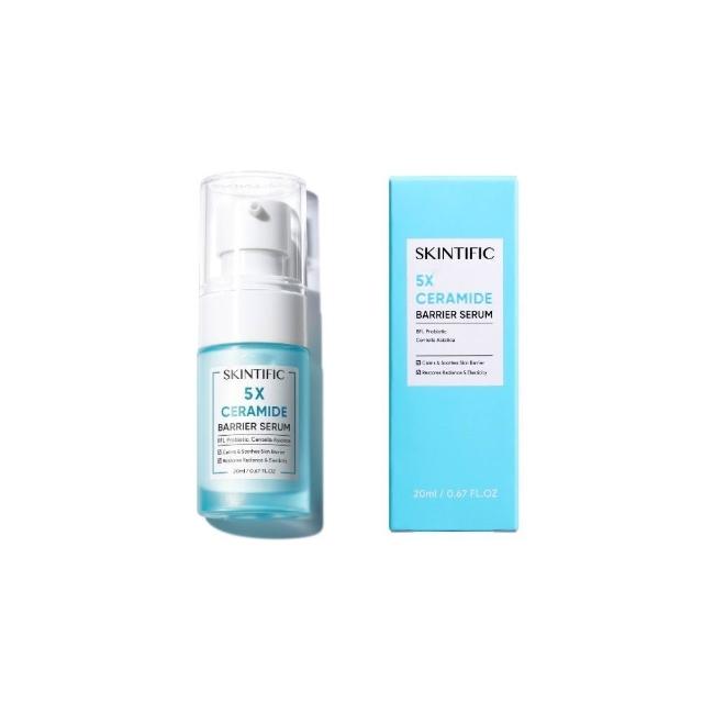 【SKINTIFIC】神經醯胺精華面霜修復套組(保濕霜30g+精華液20ml)