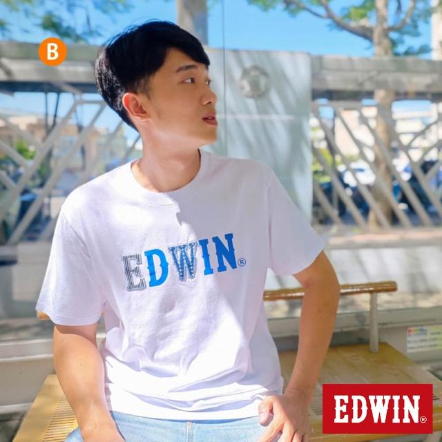 【EDWIN】男女裝 圓領舒適LOGO短袖T恤 (共10款)