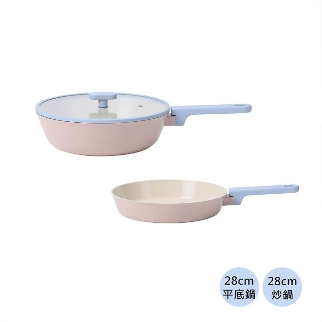 【NEOFLAM】韓國製JOAH系列陶瓷塗層2鍋組(IH爐可用鍋/非鐵氟龍不沾塗層)