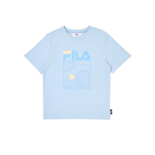 【FILA】KIDS 童裝 男童/女童 童短袖圓領上衣 短褲 (任選)