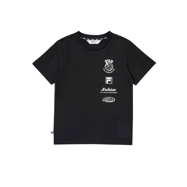 【FILA】KIDS 童裝 男童/女童 童短袖圓領上衣 短褲 (任選)